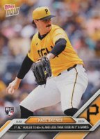 2024 Topps Now #334 Paul Skenes Baseball Card