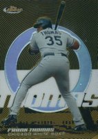 2005 Finest #36 Frank Thomas Gold Refractor Baseball Card