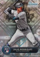 2022 Bowman Sterling #BSR32 Julio Rodriguez Refractor Baseball Card