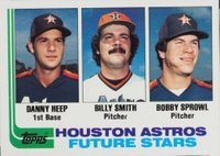 1982 Topps #441 Astros Future Stars Baseball Card