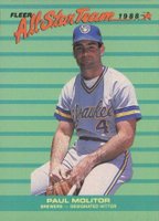 1988 Fleer All-Stars #12 Paul Molitor Baseball Card