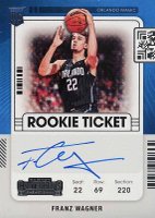 2021 Panini Contenders #108 Franz Wagner Autograph Basketball Card