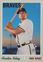 2019 Topps Heritage #614 Austin Riley Baseball Card