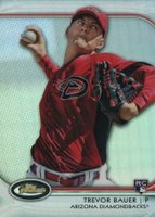 2012 Finest #92 Trevor Bauer Refractor Baseball Card