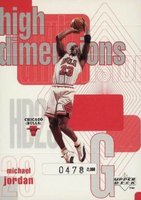 1997 Upper Deck High Dimensions #HD23 Michael Jordan Basketball Card