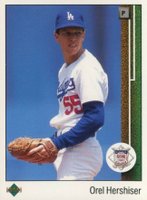 1989 Upper Deck #661 Orel Hershiser Baseball Card