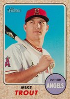 2017 Topps Heritage  #450 Mike Trout Baseball Card