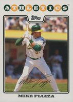 2008 Topps #72 Mike Piazza Baseball Card
