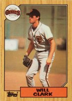 1987 Topps Tiffany #420 Will Clark Baseball Card