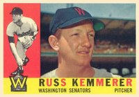 1960 Topps #362 Russ Kemmerer Baseball Card
