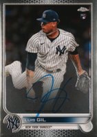 2022 Topps Chrome Rookie Autographs #RALG Luis Gil Baseball Card