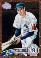 2011 Topps Update #US18 Joe DiMaggio Cognac Diamond Anniversary Baseball Card