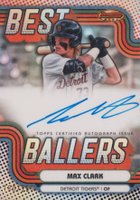 2024 Bowman's Best Best Ballers Autographs #BBAMC Max Clark Baseball Card