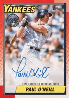 2025 Topps 1990 Topps Baseball Autographs #90APO Paul O'Neill Baseball Card