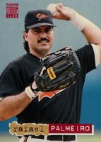 1994 Stadium Club #557 Rafael Palmeiro Baseball Card
