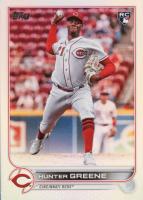 2022 Topps Update #US160 Hunter Greene Rainbow Foil Baseball Card