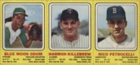 1970 Transogram Hand Cut # Johnny Odom/Harmon Killebrew/Rico Petrocelli Panel Baseball Card
