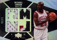 2007 Upper Deck Black  #60 Michael Jordan Jersey Patch Basketball Card