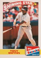 1989 Bazooka #13 Tony Gwynn Baseball Card