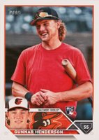 2023 Topps Complete Set #206 Gunnar Henderson SP Baseball Card