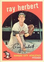 1959 Topps #154 Ray Herbert Baseball Card