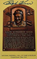 1999 Hall of Fame Autographs # Ralph Kiner Yellow HOF Plaque Baseball Card