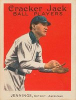 1914 Cracker Jack #77 Hughie Jennings Baseball Card