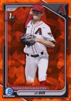 2024 Bowman Draft Sapphire Edition #BDC35 JD DIX Orange Baseball Card