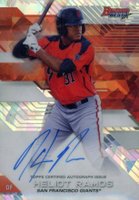 2017 Bowman's Best Best of 2017 Autograph #B17HR Heliot Ramos Atomic Refractor Baseball Card
