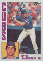 1984 Topps #596 Ryne Sandberg Baseball Card