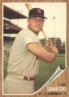 1962 Topps #106 Carl Sawatski Baseball Card