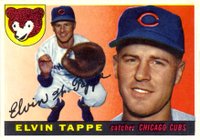 1955 Topps #129 Elvin Tappe Baseball Card