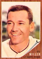 1962 Topps #155 Stu Miller Baseball Card