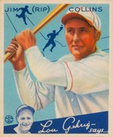 1934 Goudey #51 Jim (Rip) Collins Baseball Card
