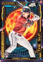 2023 Topps Cosmic Chrome Planetary Pursuit #4 Corbin Carroll Sun Baseball Card
