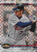 2012 Finest #83 Joe Mauer Xfractor Baseball Card