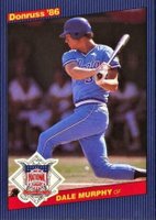 1986 Donruss All-Stars #4 Dale Murphy Baseball Card