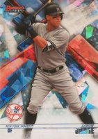 2018 Bowman's Best #25 Aaron Judge Atomic Refractor Baseball Card