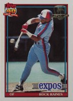 1991 Topps Desert Shield #360 Tim Raines Baseball Card