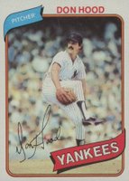 1980 Topps #89 Don Hood Baseball Card