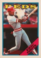 1988 Topps Tiffany #150 Eric Davis Baseball Card