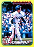 2024 Topps Update #US123 Shohei Ohtani Yellow Baseball Card