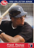 1992 Post Cereal #24 Frank Thomas Baseball Card