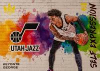 2023 Panini Court Kings Self Expression #25 Keyonte George Ruby Basketball Card