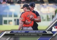 2024 Topps Now #625 Jackson Holliday/Matt Holliday Baseball Card