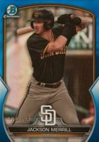2023 Bowman Draft #BDC157 Jackson Merrill Chrome-Blue Baseball Card