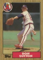 1987 Topps Tiffany #673 Don Sutton Baseball Card