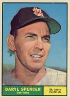 1961 Topps #357 Daryl Spencer Baseball Card