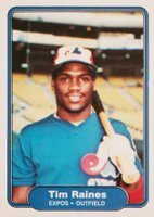 1982 Fleer #202 Tim Raines Baseball Card