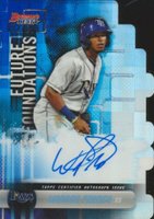 2019 Bowman's Best Future Foundations Die-Cut Autograph #WF Wander Franco Baseball Card
